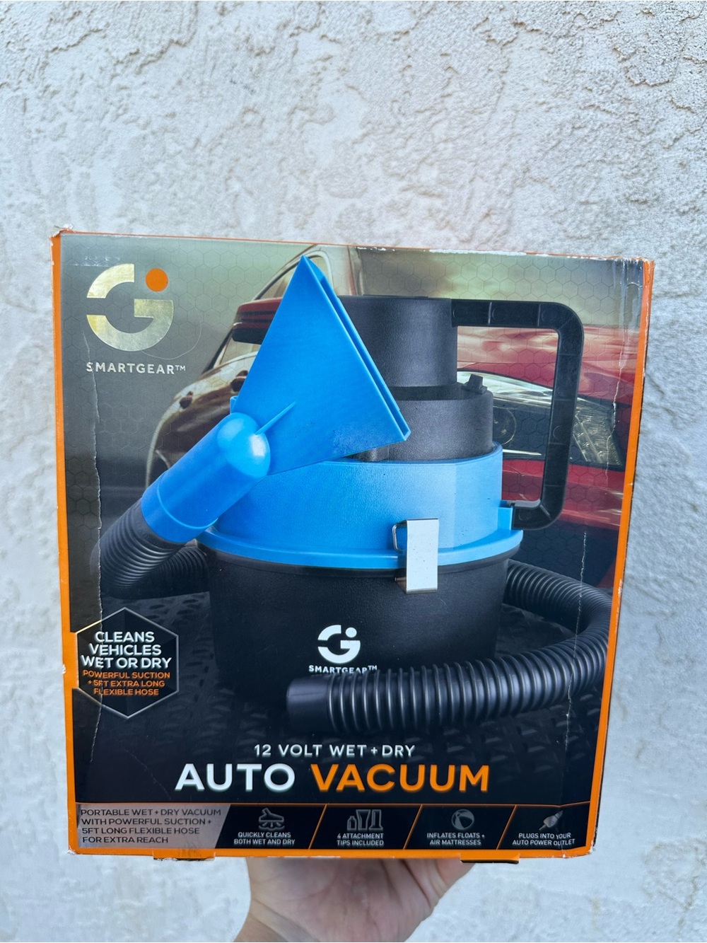 SmartGear 12V Wet-Dry Auto Vacuum - Blue/Black